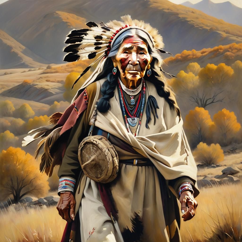 An Old Powhatan Grandmother