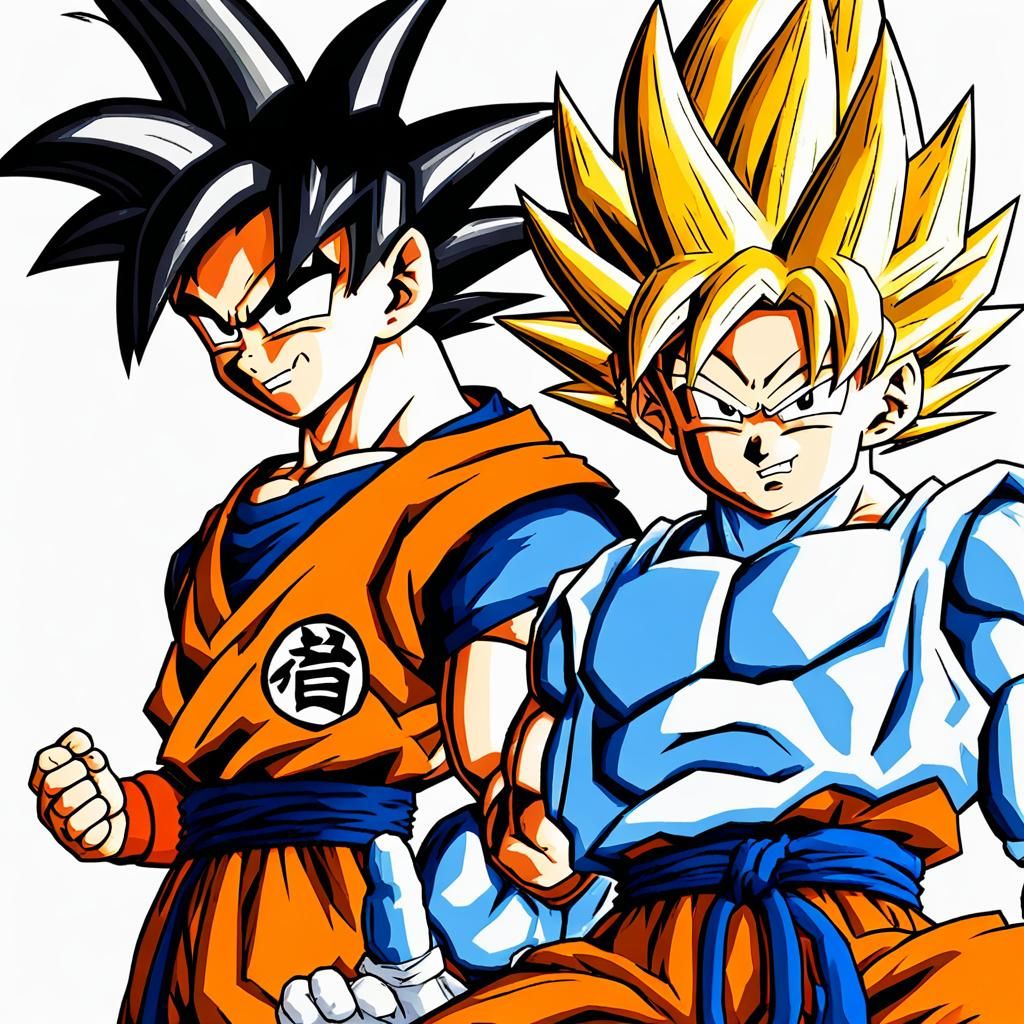 Epic Martial Arts Rivals Face Off in a Futuristic Landscape