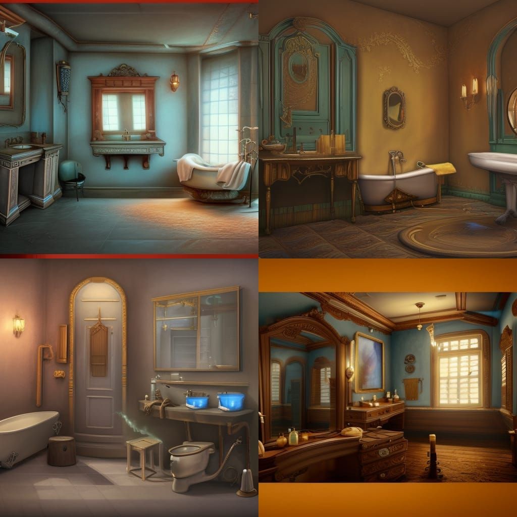 Bathroom Towel Rack with Unexpected Items