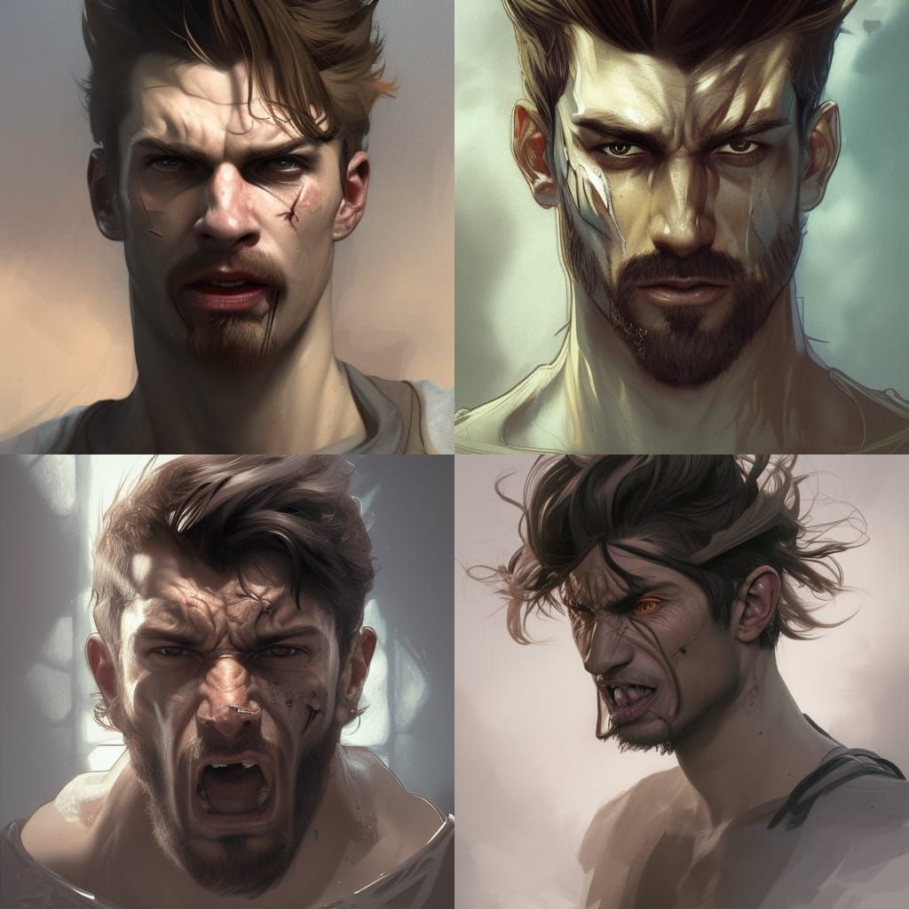 Ares Portrait in Hyperdetailed Lighting