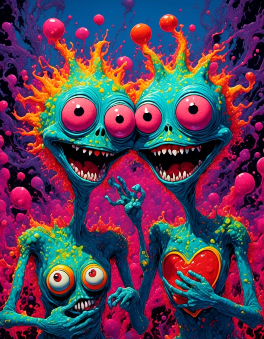 Psychedelic Valentine: Love Monsters in Pop Surrealism