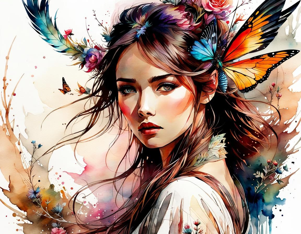 Epic McKraken Watercolour Digital Illustration