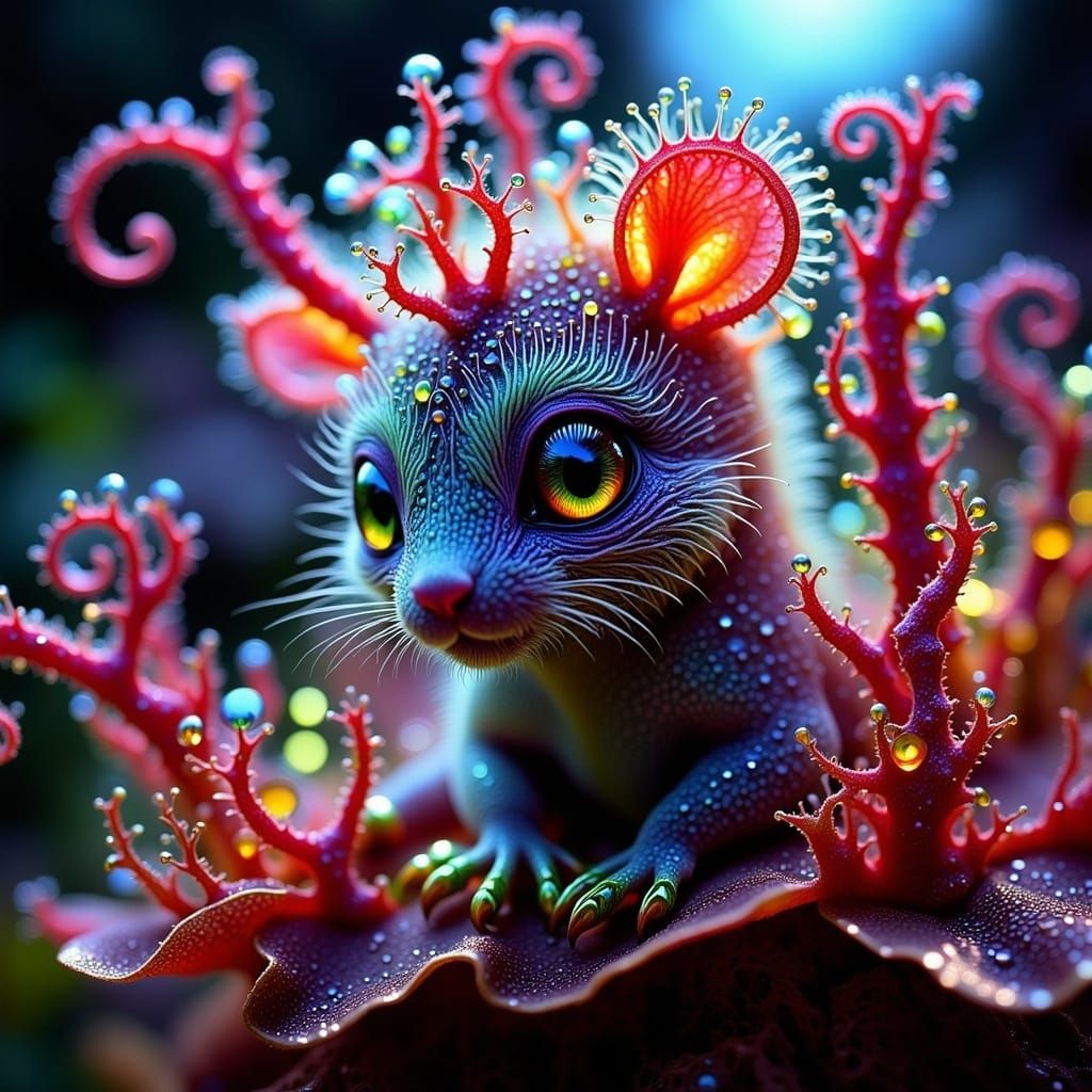 Dreamlike Surrealism of Dewy Sporomouse