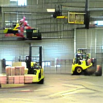 Everts Air Cargo: Forklift Jousting at Warehouse