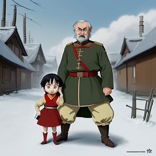 Cossacks in Animated Fauvism Style