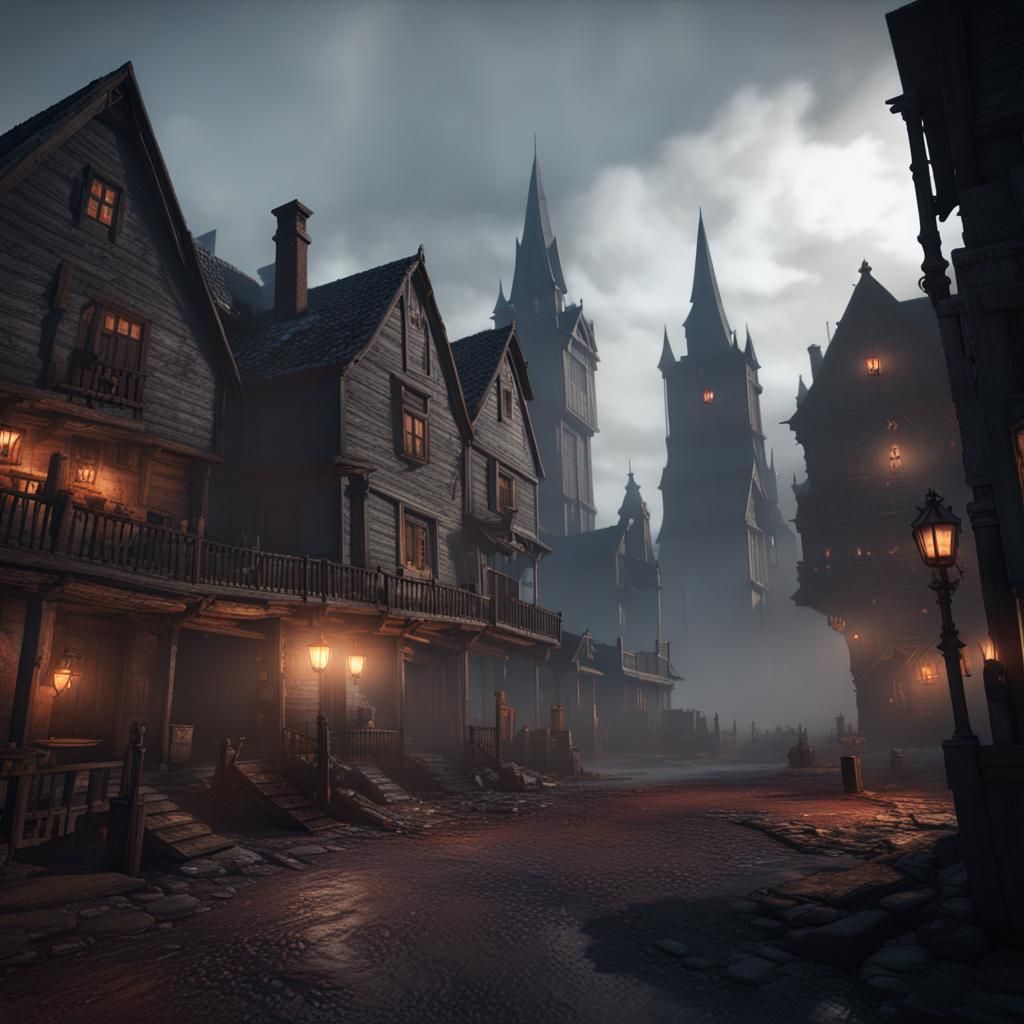 Creepy Town: Vampires, Zombies, and Werewolves