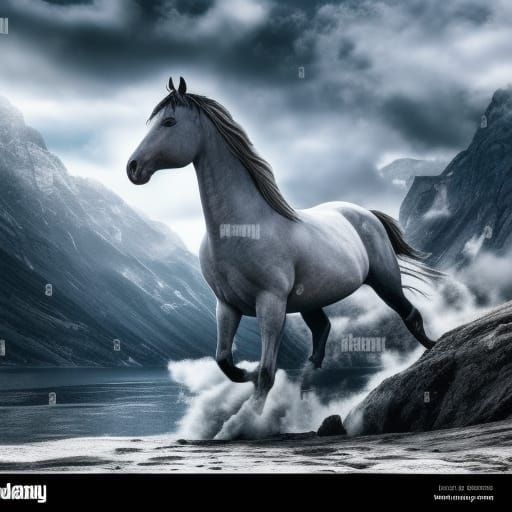 Magnificent Fjord horse