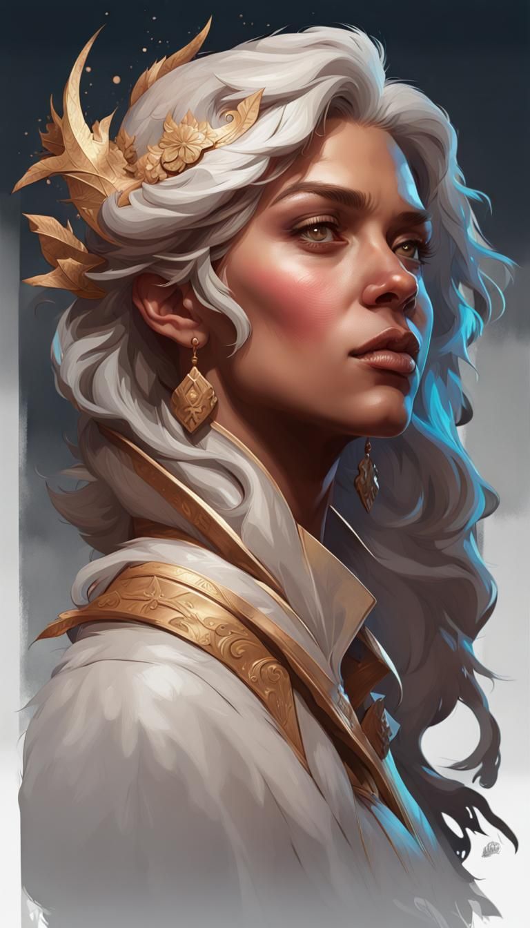 Detailed Portrait with Dynamic Lighting