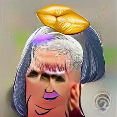 Person in Drag with Makeup and Clothing