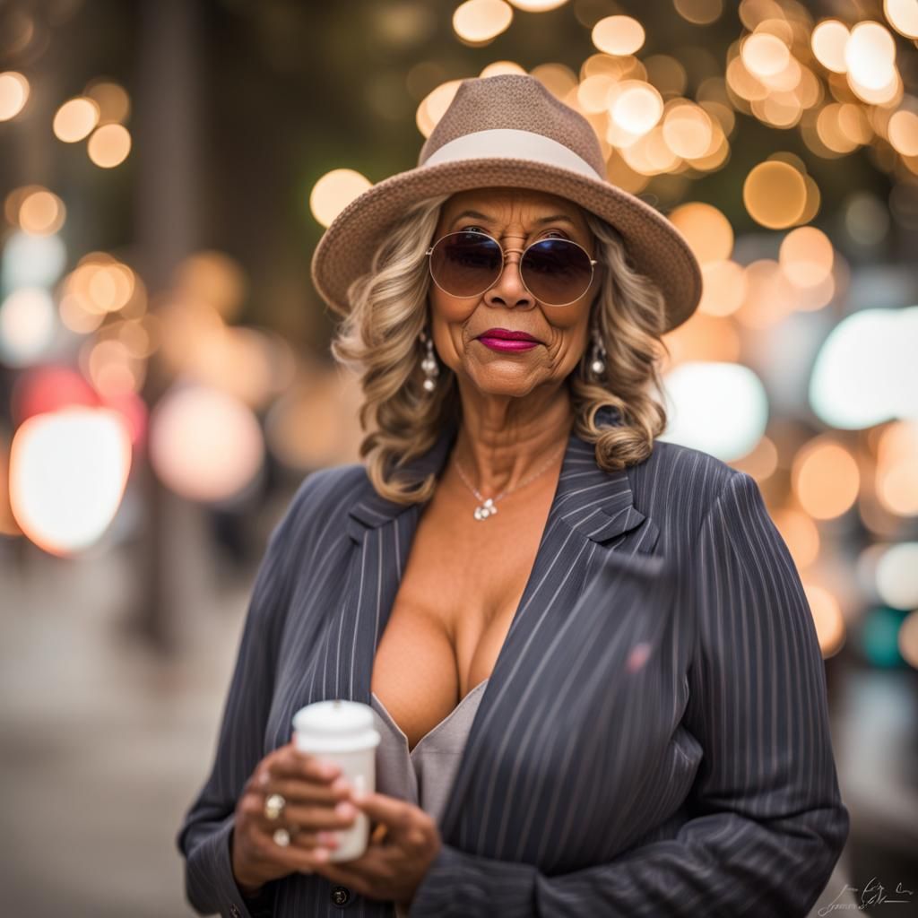 Professional Photo of a Sugar Momma with Bokeh