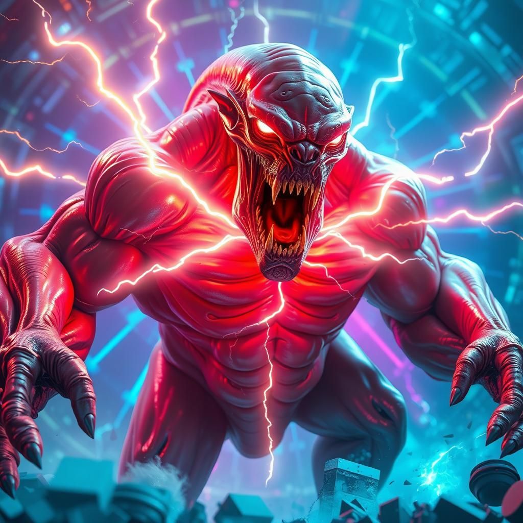 Alien Steroid Transformation: Hulking Beast Unleashed