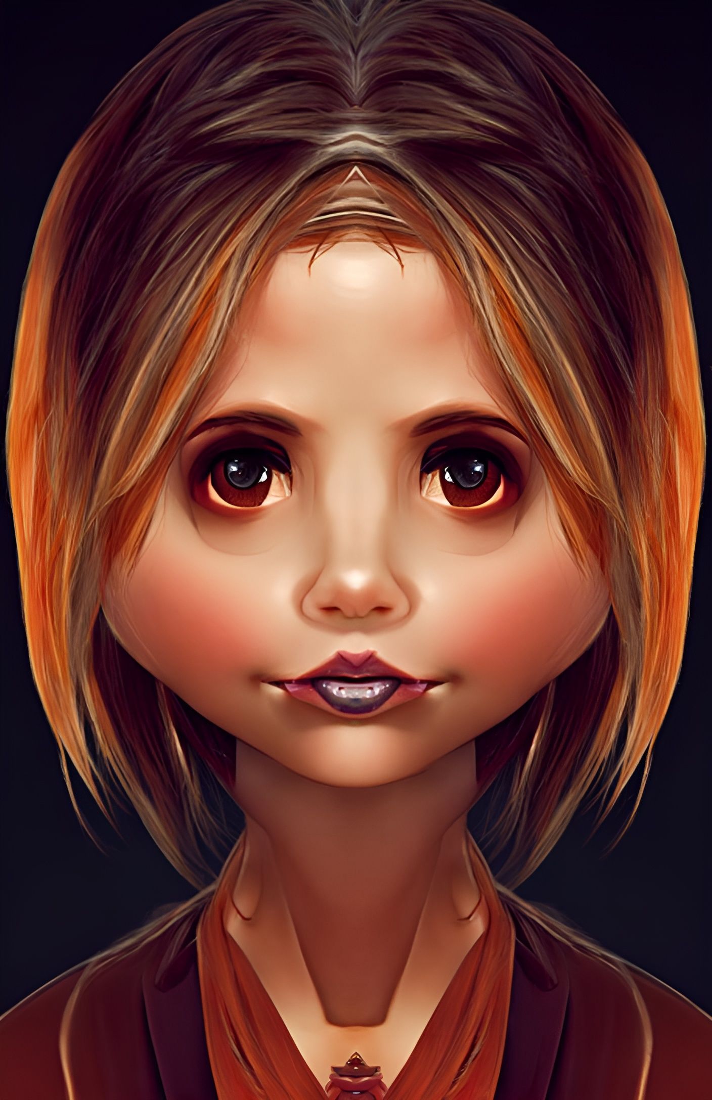 Chibi Buffy Summers: 3D Rendered Fantasy Art