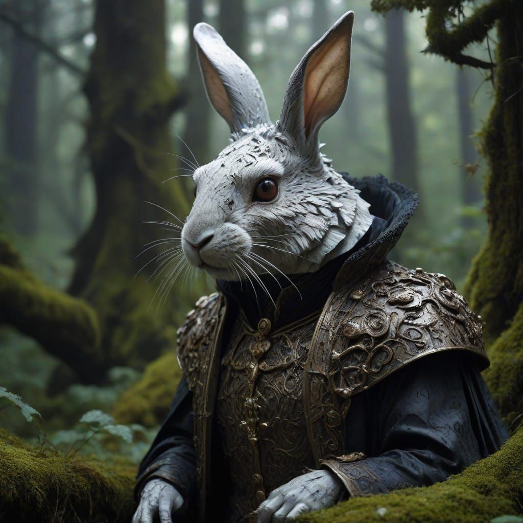 Mystical Forest Ambush in Ominous Darkness