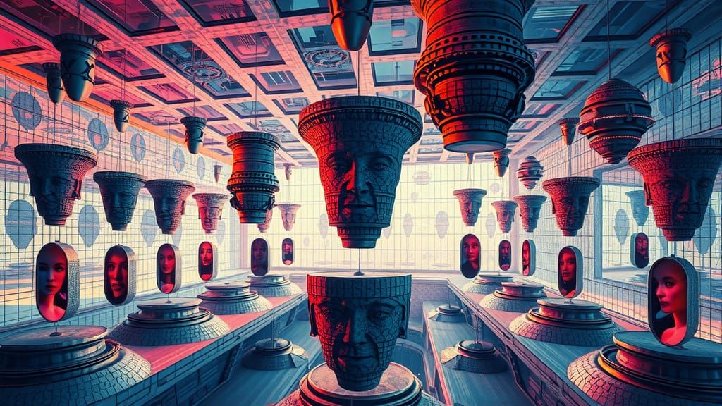 Surreal Dreamscapes in Parallax Realms