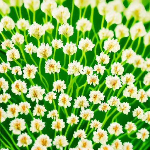 Blooming Tuberose: Hyper-Realistic Digital Oil Painting