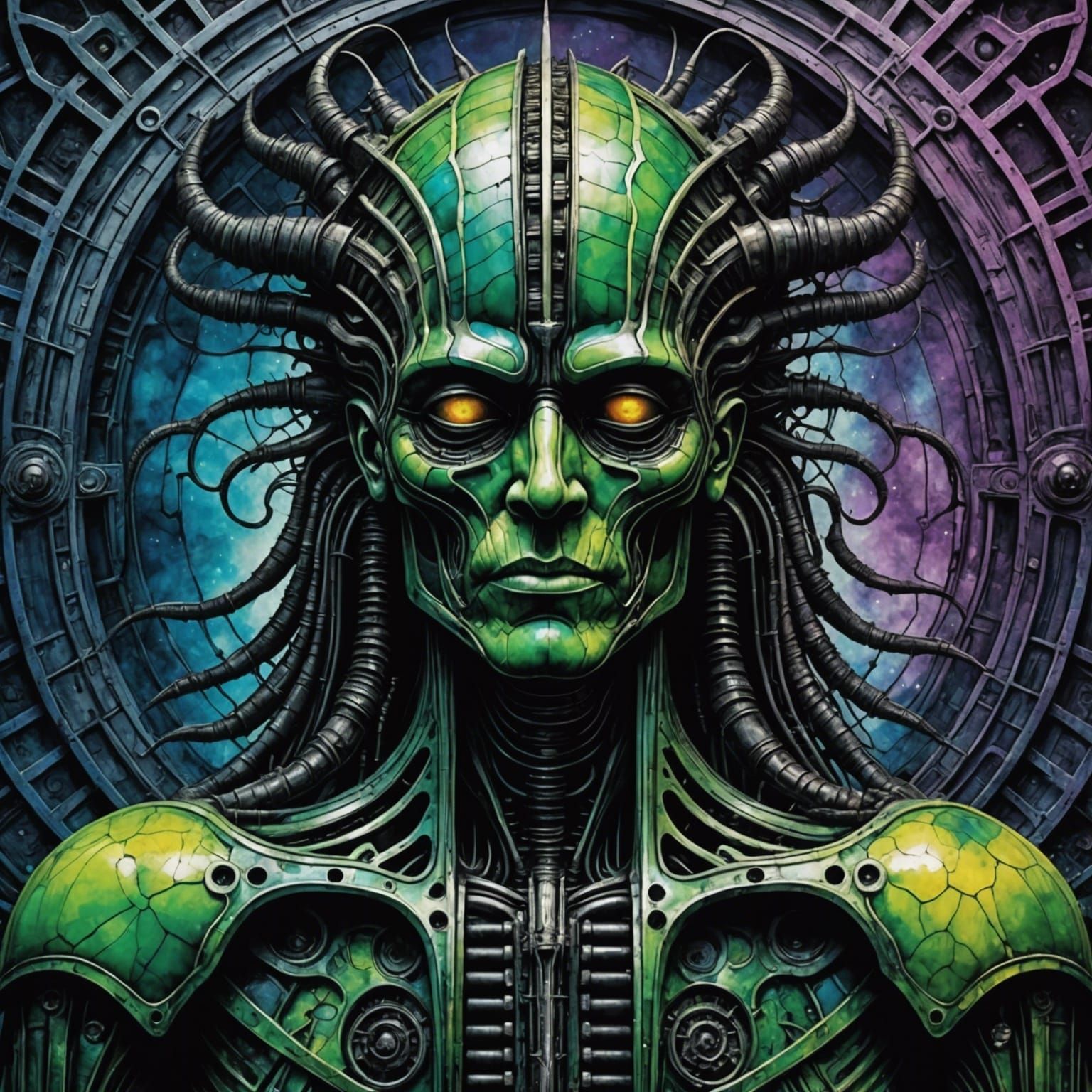 Titan Alcohol Ink Maximalist Masterpiece