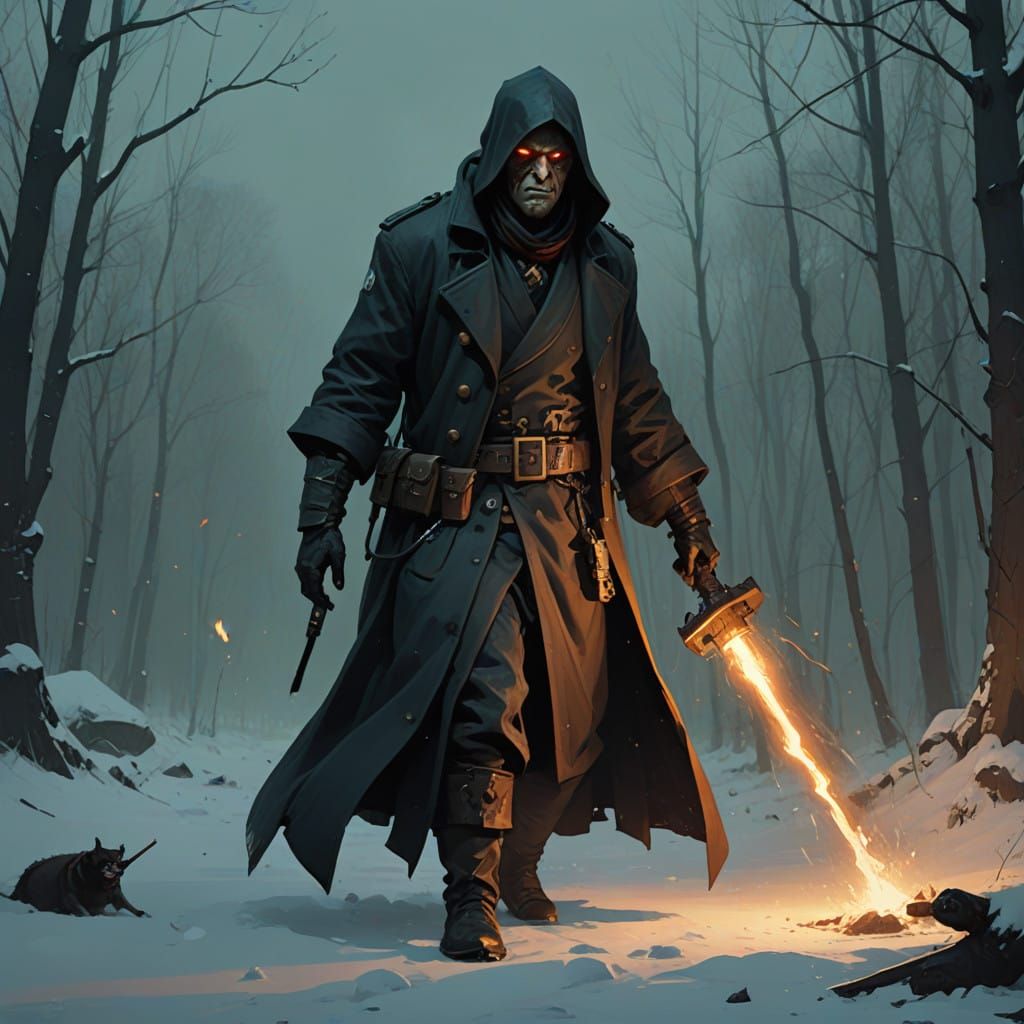 Dark Fantasy World in Grimdark Style