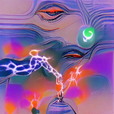 Abstract Energy Forms in Dynamic Color