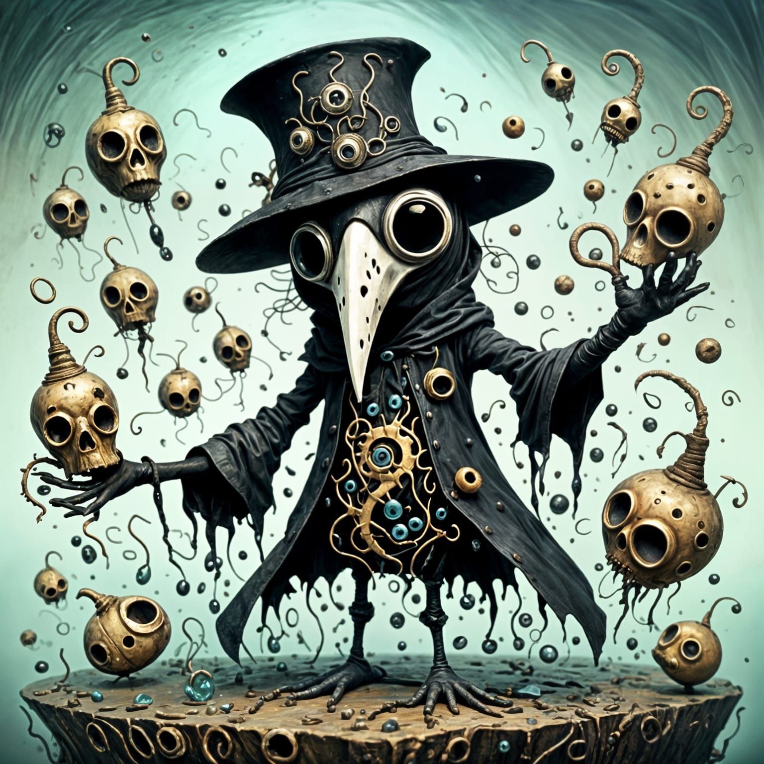 AI Generated Plague Doctor Image