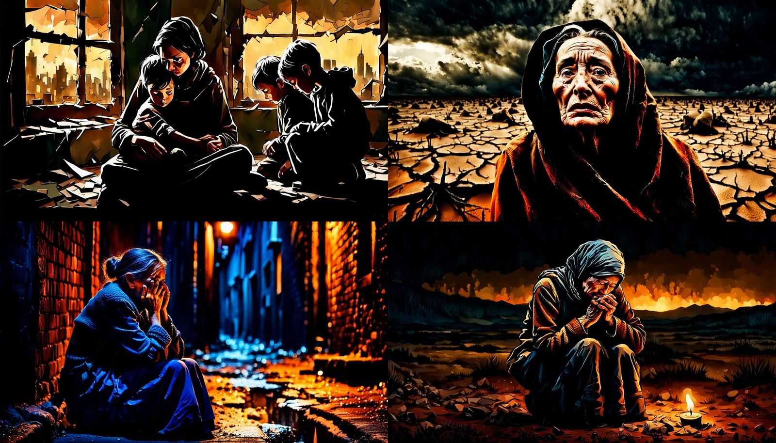 Distress: A Mother's Cry Amidst Poverty