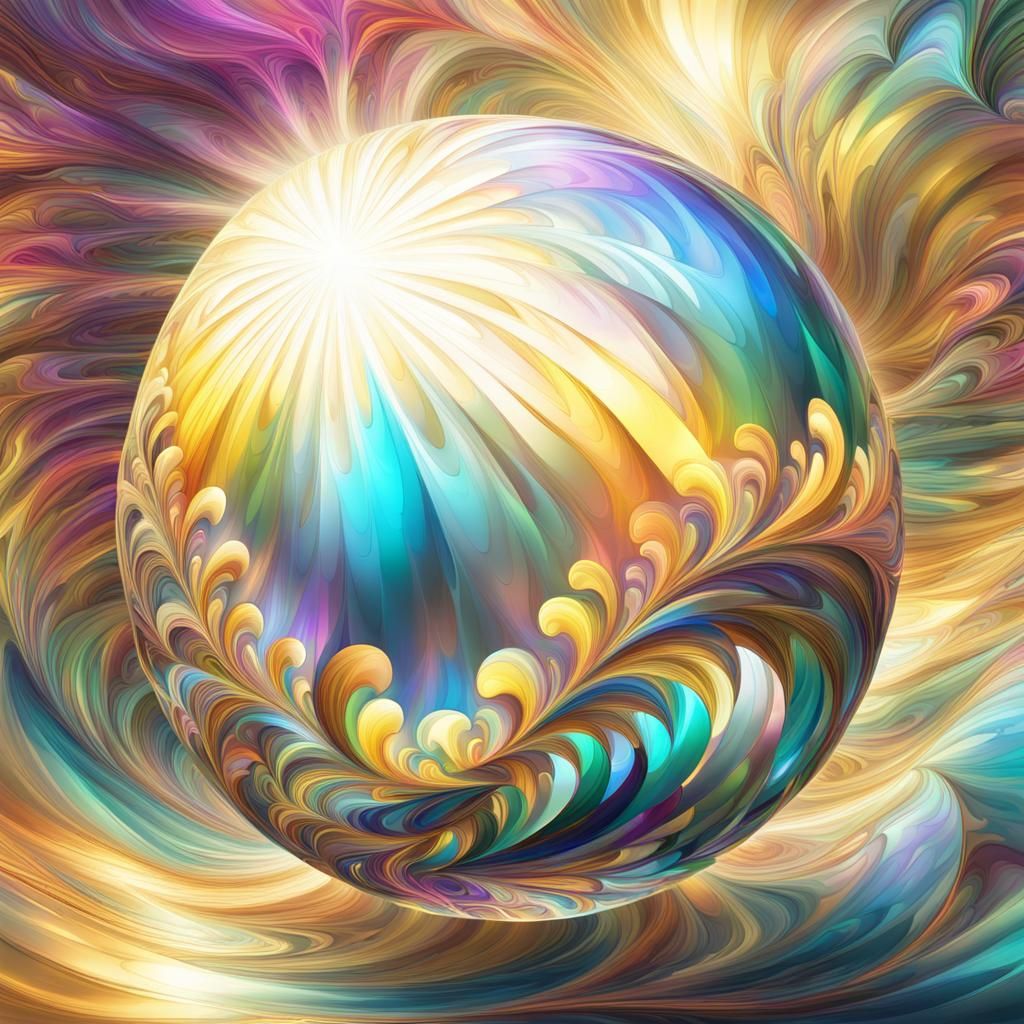 3D Shimmering Orb