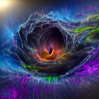 Spectacular Black Hole Nebula Vortex