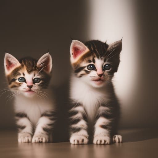 Adorable Kittens in Professional Photography Style