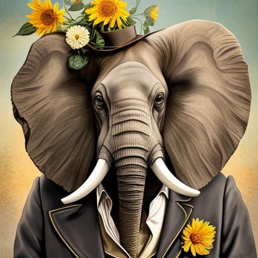 1910 Elephant Gentleman. #2