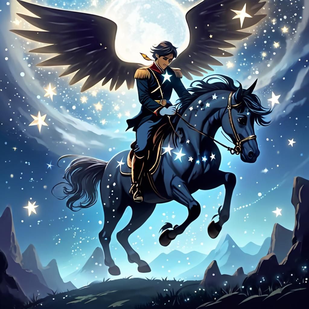 Twinkling Star Diamond Sky: AI Generated Image