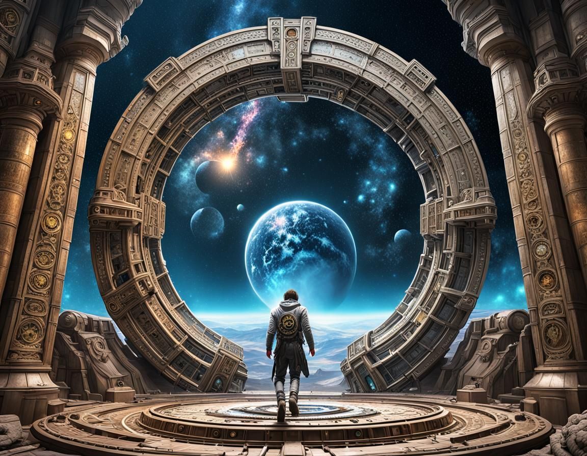 Steampunk Stargate Portal to Another World