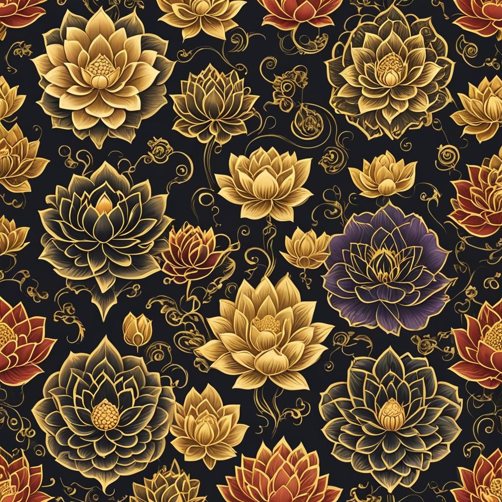 Golden Lotus Versus Dark Lotus on Balance Scale