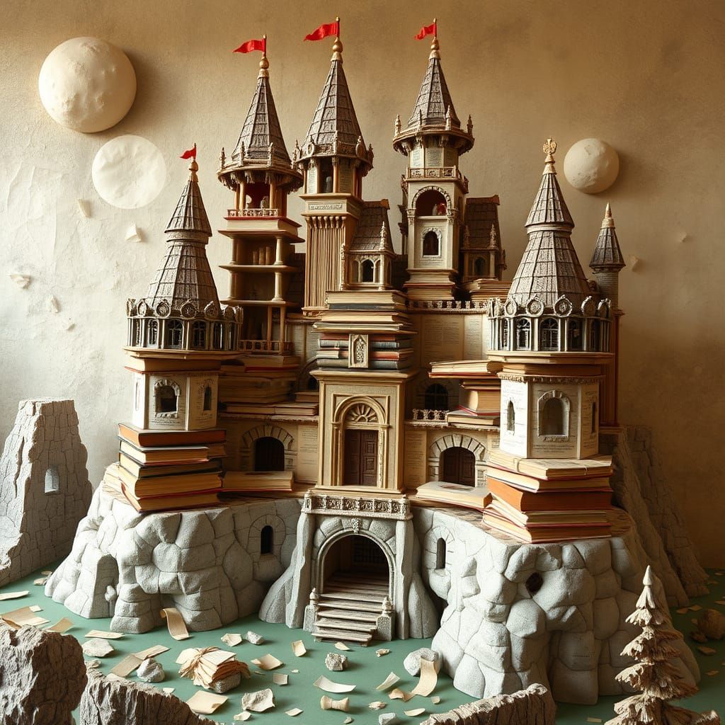 Fantastical Castle of Vintage Knowledge