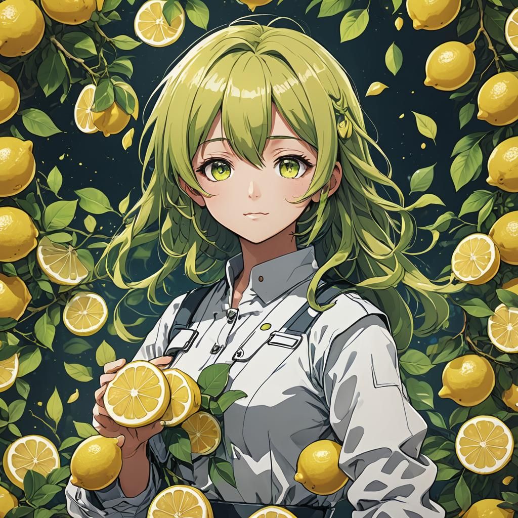 Cel-Shaded Lemon in Anime Manga Style
