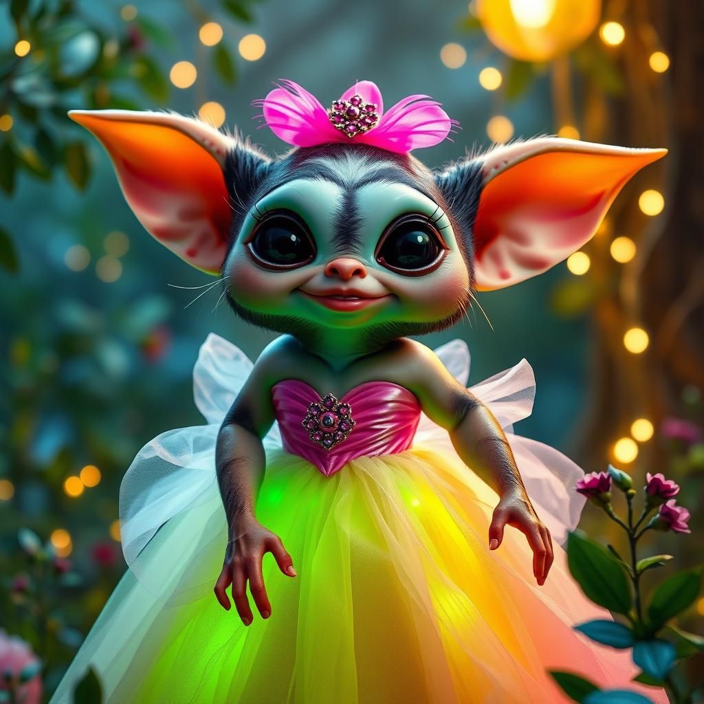 Cute Gremlin Princess Gizmo