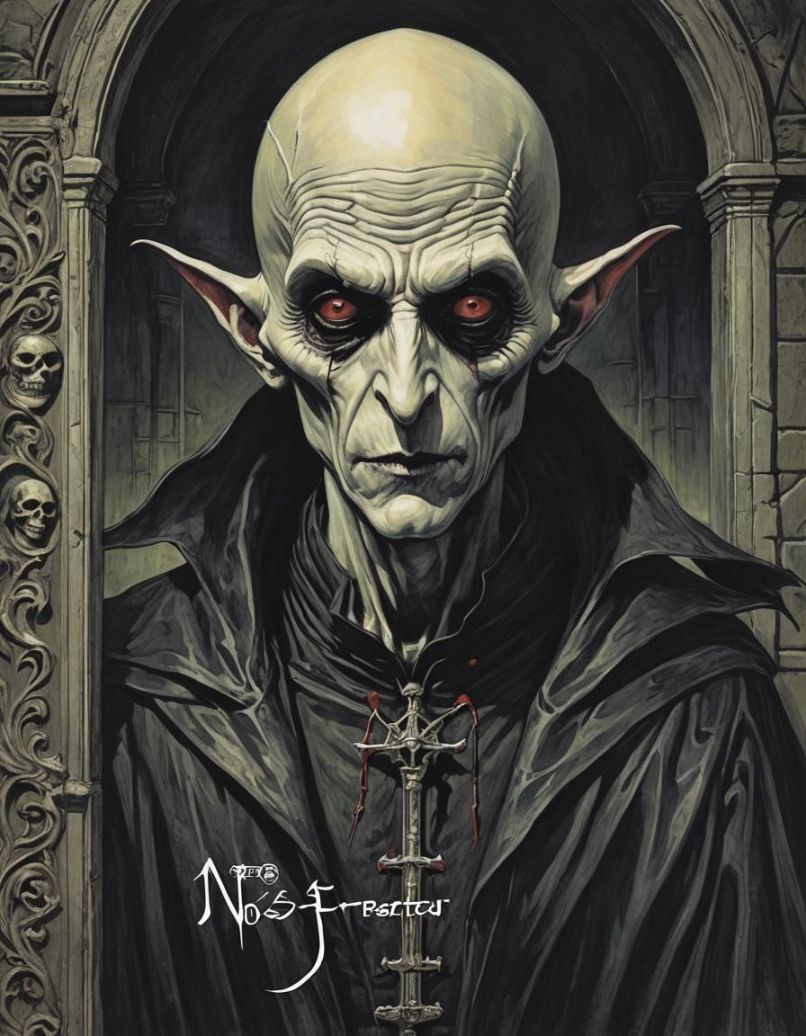 Nosferatu Gothic Magazine Cover Page
