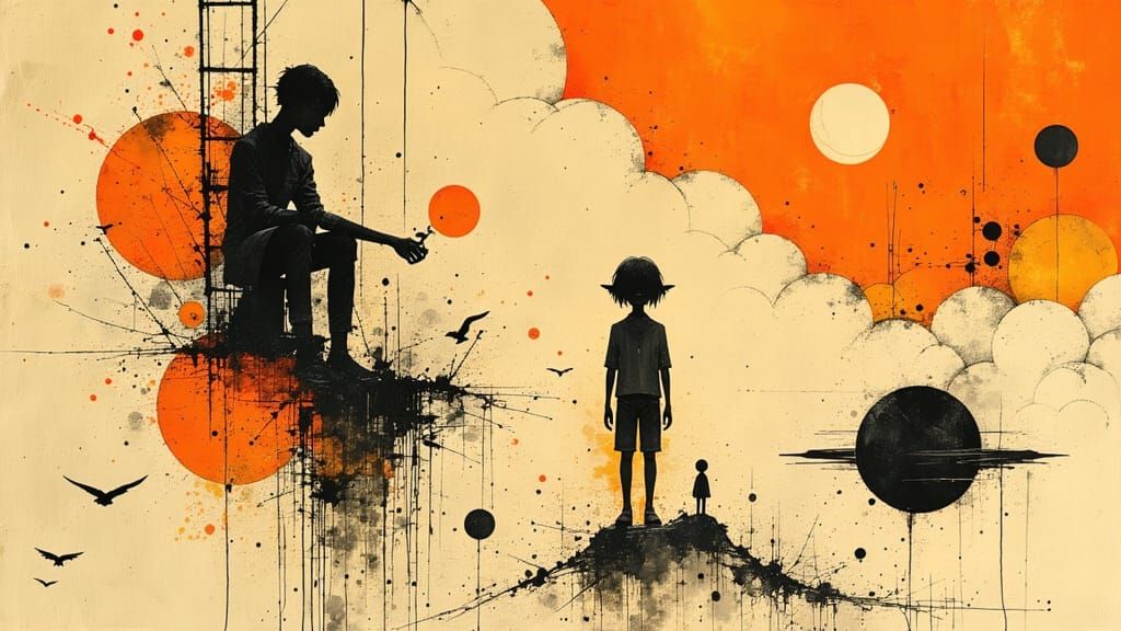 Painting made of mysteries of the mind