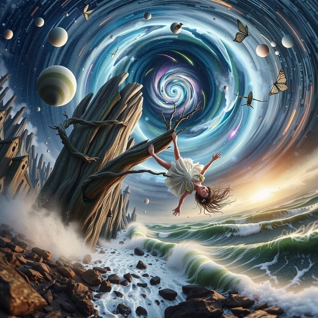 Topsy Turvy Tinkerbell in Whimsical Flight