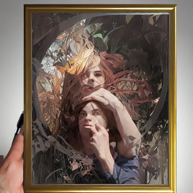 Friday the 13th Portrait in Ornate Hardwood Frame