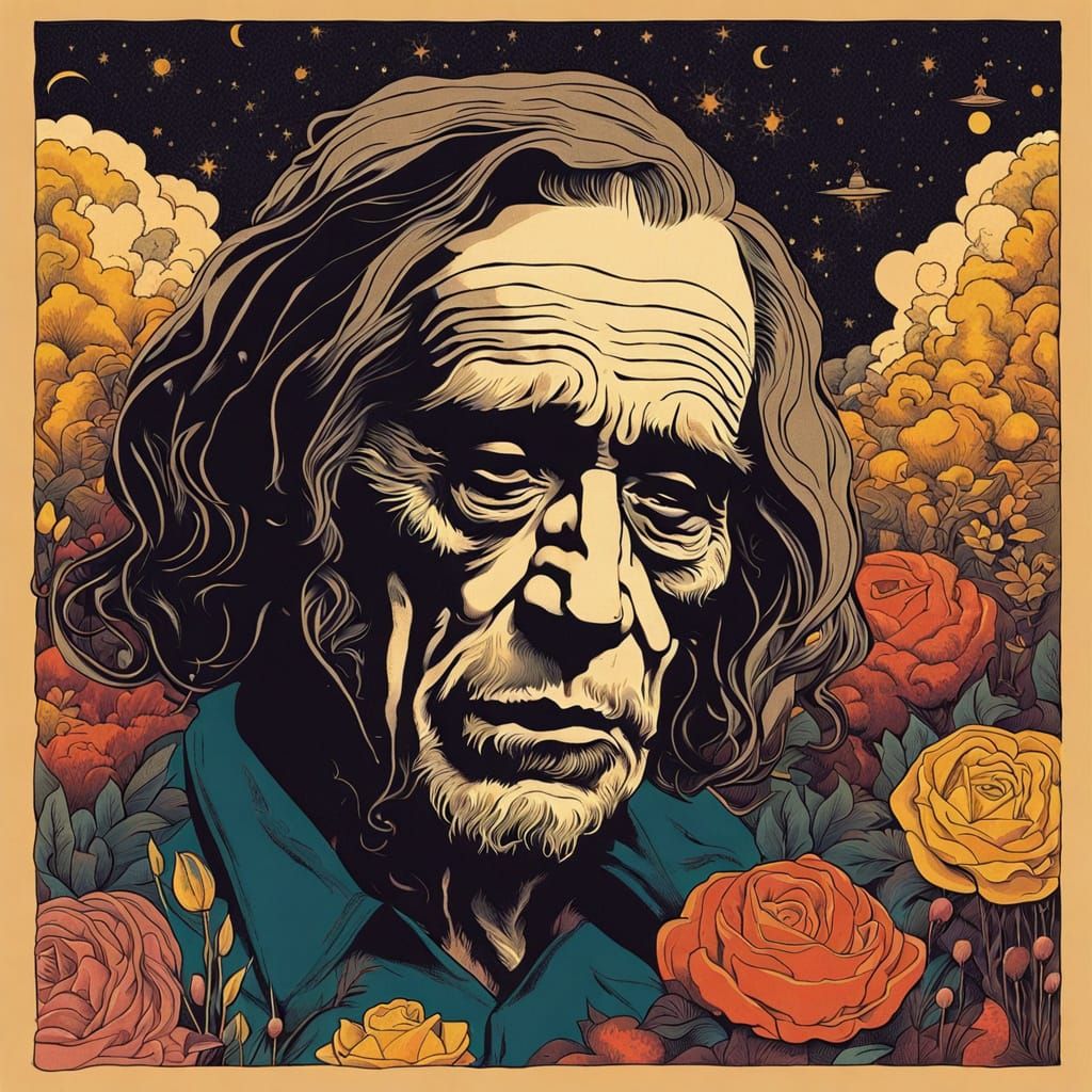 Ethereal Melancholy in a Vintage Hue