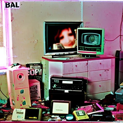 Love Doll in Squalid Room with Anime Decor