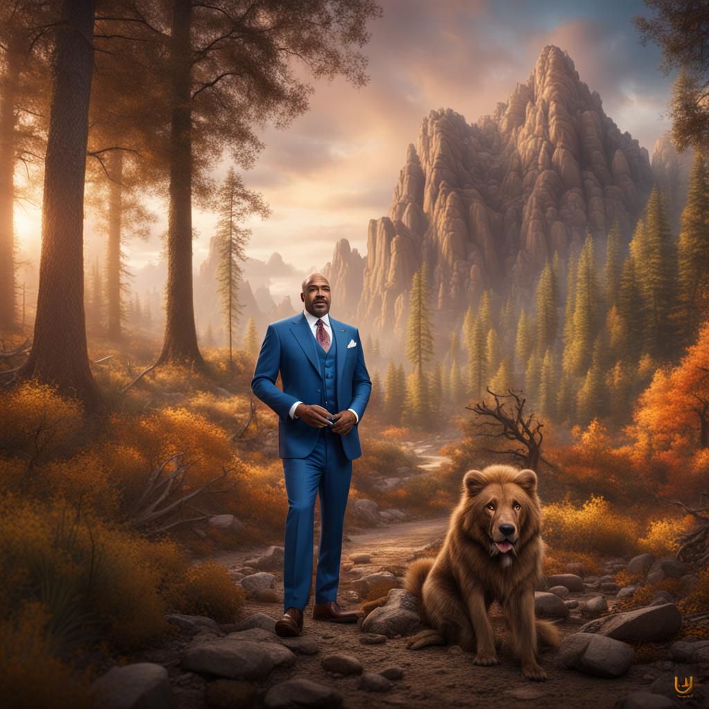 Steve Harvey Captured on Trail Camera