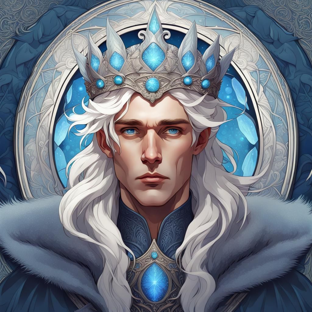 Art Nouveau Faerie Lord of Winter