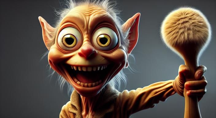 Vibrant Cartoon Turkey Pilgrim Runs with Axe in Disney-Inspi...