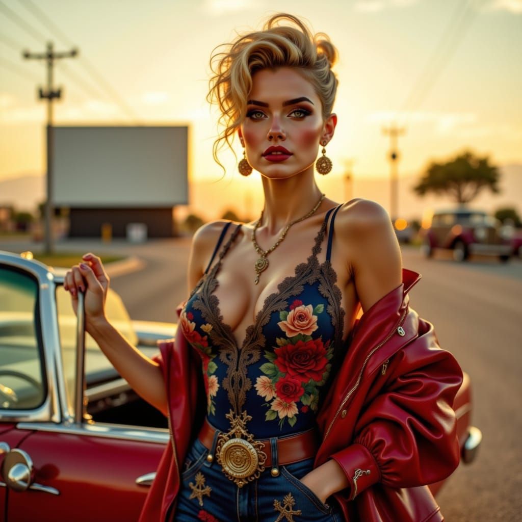 There were beauties in those days too