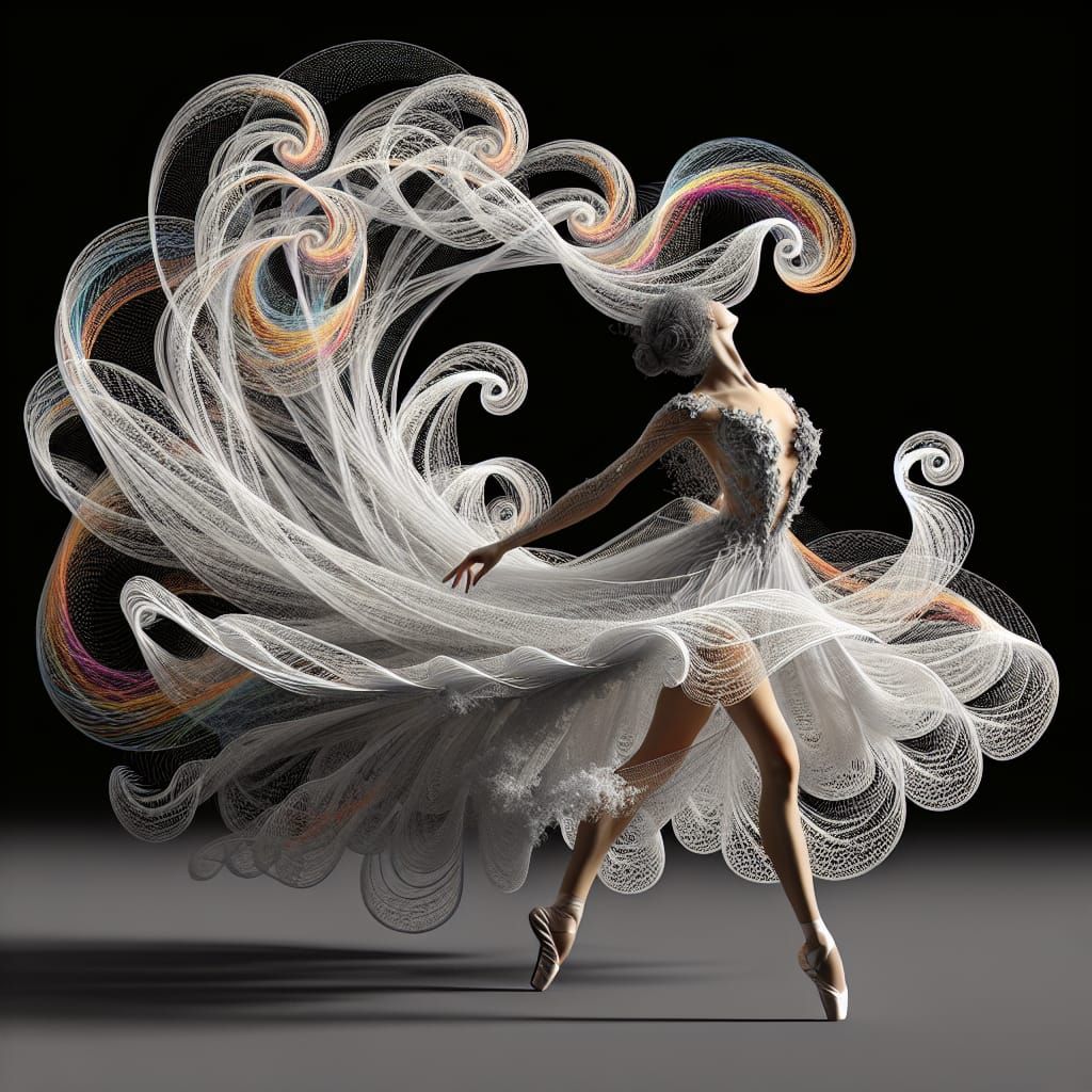 Dancing Ballerina Embodies Chaos Theory in Stunning Visual R...
