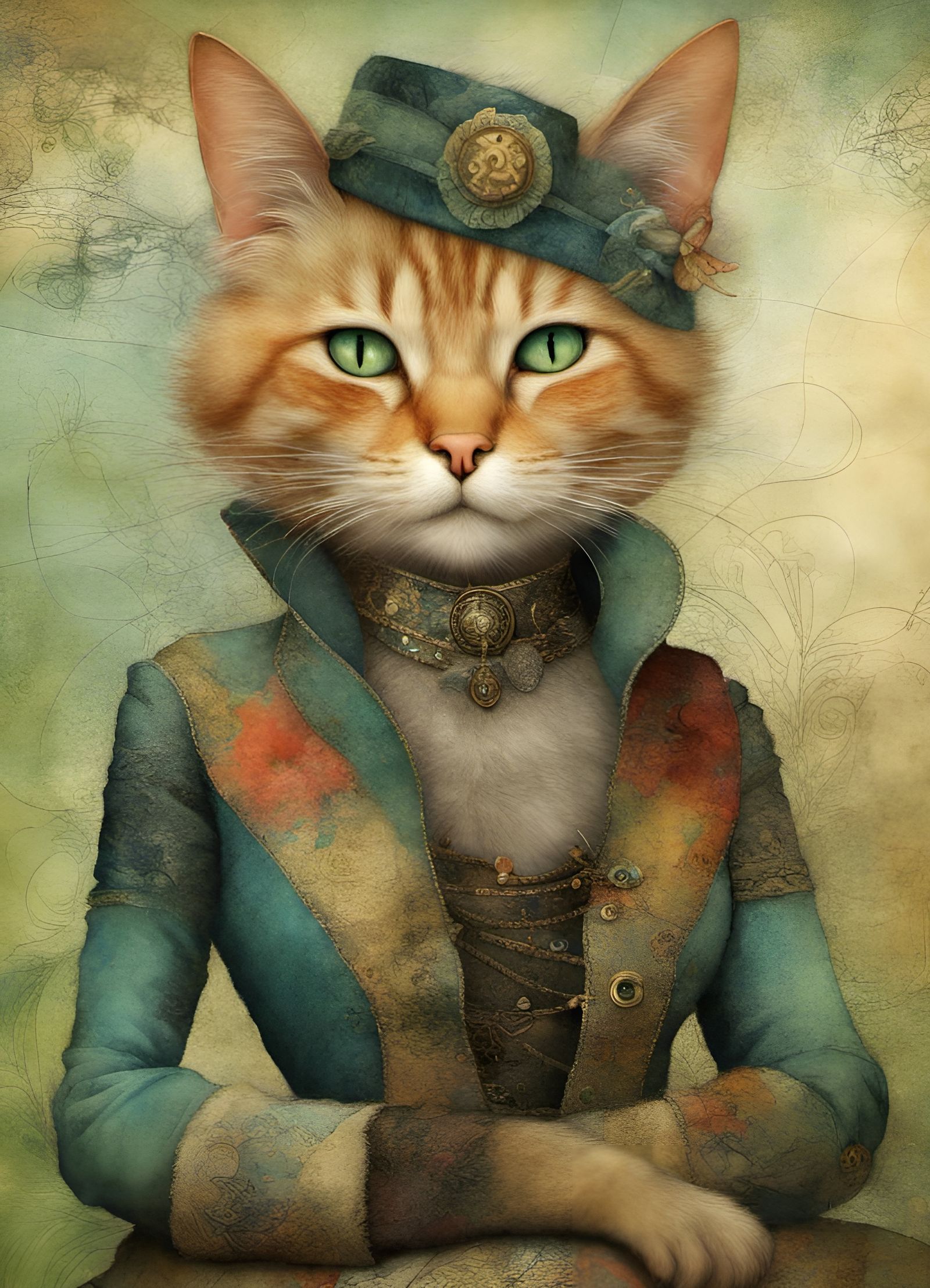 Mrs. Captain Purr didn't want to be disturbed in her well-ea...