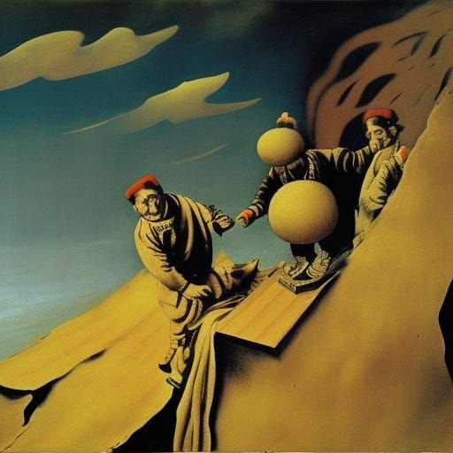 Angel in Flight: Expressionist and Luminist Styles