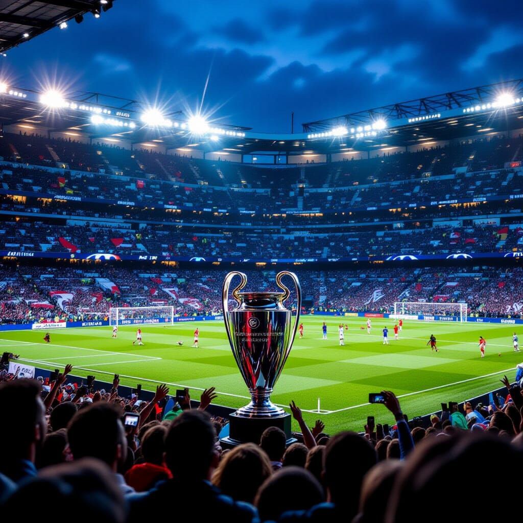 UEFA Champions League Final Stadium Atmosphere