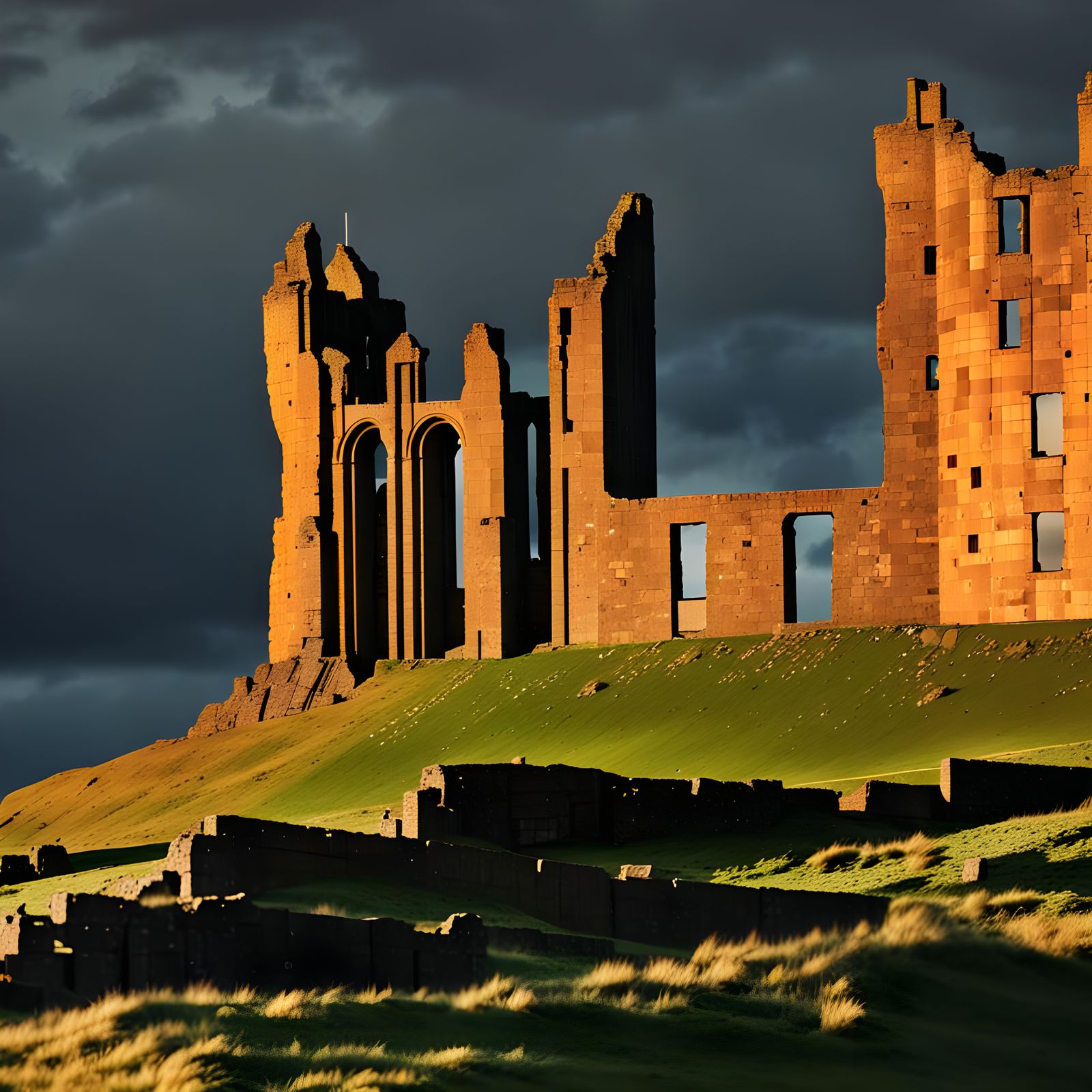 024 J. M. W. Turner - 3 November 2024 - Dunstanborough Castle.