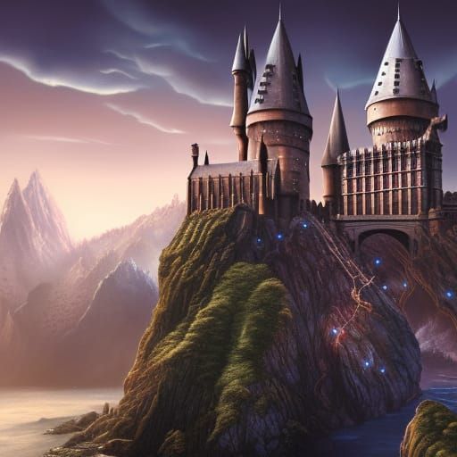 Harry Potter Fantasy Concept Art in Deep Color